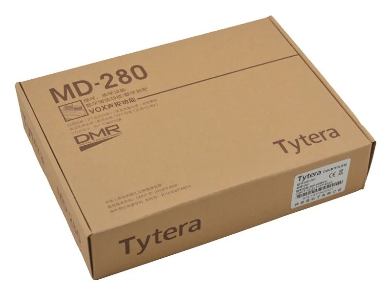 TYT tytera MD-280 UHF 400-480 MHz DMR цифровой портативный двухстороннее радио/рация/приемопередатчик