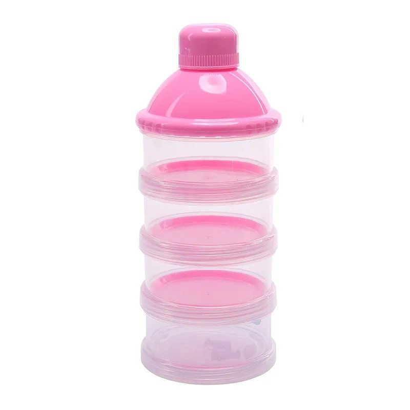 

Formula Dispenser, BPA Free Non-Spill Baby Milk Powder Dispenser & Snack Cup Storage Container (Pink)