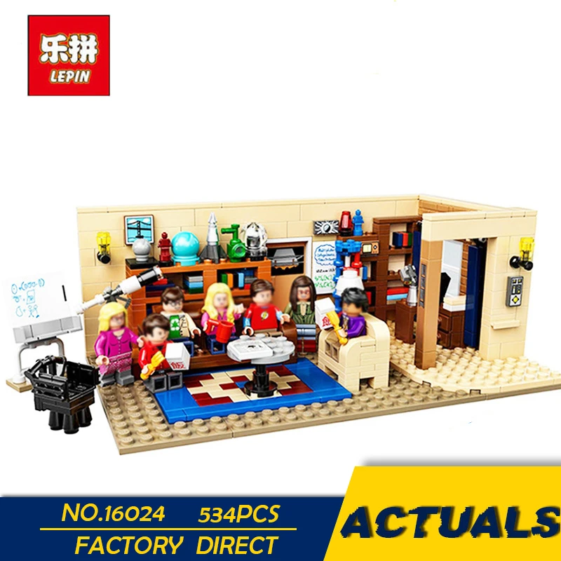 

LEPIN 16024 534Pcs IDEAS Series The Big Bang Set Educational Building Blocks Bricks Compatible with 21302 Toys Gift