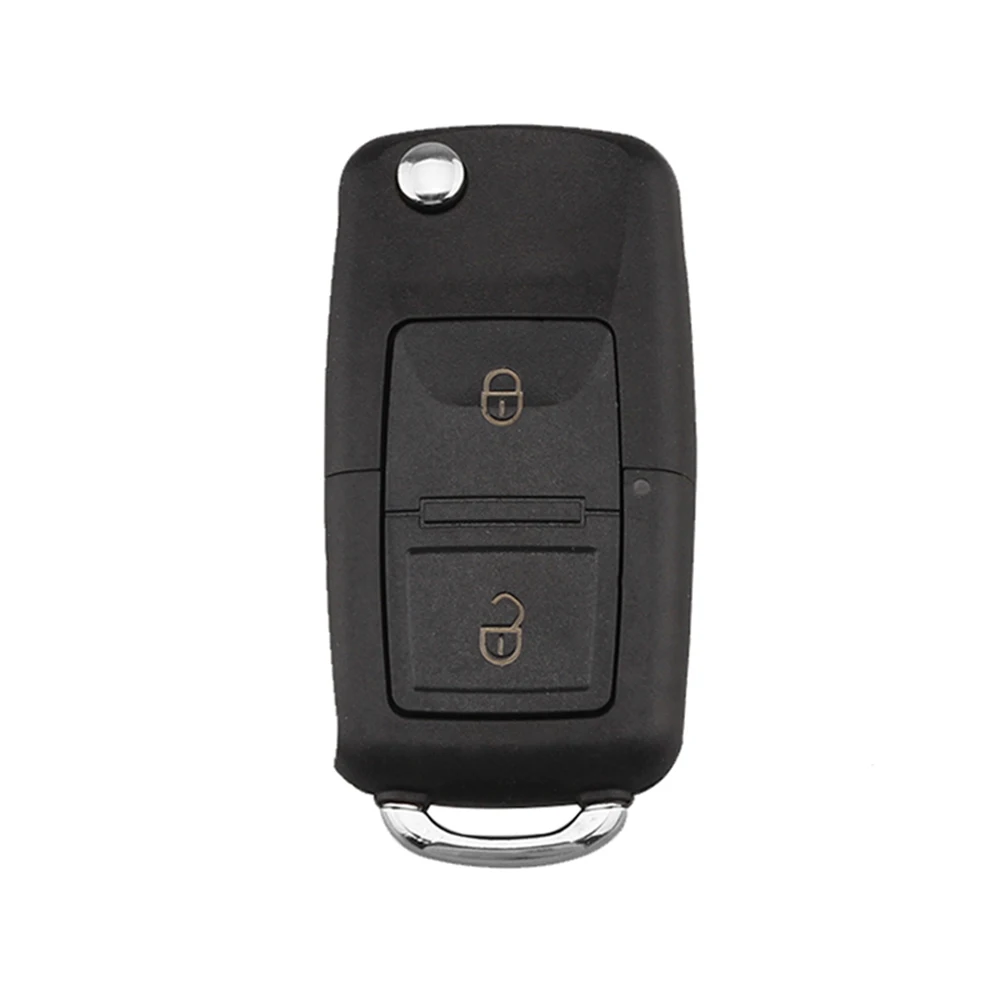 

2 Buttons Car Flip Remote Key Fob Case 434MHz ID48 Chip For VW /Volkswagen Bora Polo Golf MK4 1J0 959 753 CT