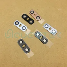 10 шт. цена для LG G6 черный Главная Назад Камера Стекло крышка объектива с клей Клейкие ленты Запчасти для авто