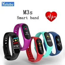 Yulubu Bluetooth M3s смарт-браслет крови кислородом Давление Heart Rate Monitor мульти-спортивный режим браслет для IOS и Android