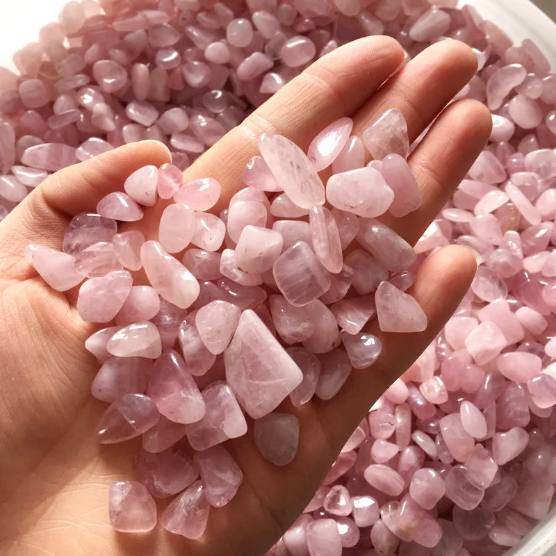 50g натуральный розовый кристаллический порошок гравий рок Мадагаскар розовый кварц необработанный драгоценный камень образец минерала