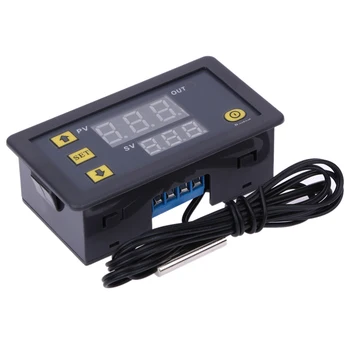 

W3230 20A 12V Thermostat Temperature Controller Digital Thermostat Regulator Heating Cooling Control Instruments -55-120 Degree
