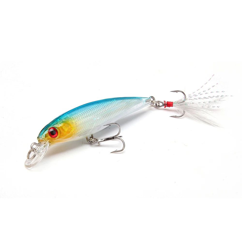 

1PCS 9cm 8g Hard Minnow Fishing Lure Artificial Bait Fishing Tackle Plastic Fish Swimbait Japan Wobblers
