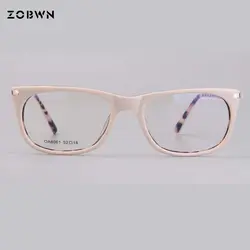 Модные высокое качество очки рамки для компьютера с диоптрией близорукость для женщин очки хаки круглый глаз кошачий глаз