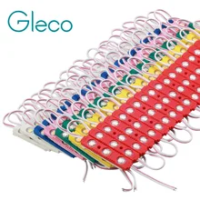 20 шт DC12V Светодиодный модуль SMD 5054 3 светодиодный s инъекций объектив IP65 Водонепроницаемый Высокий люмен для рекламы светильник коробка знак задняя светильник