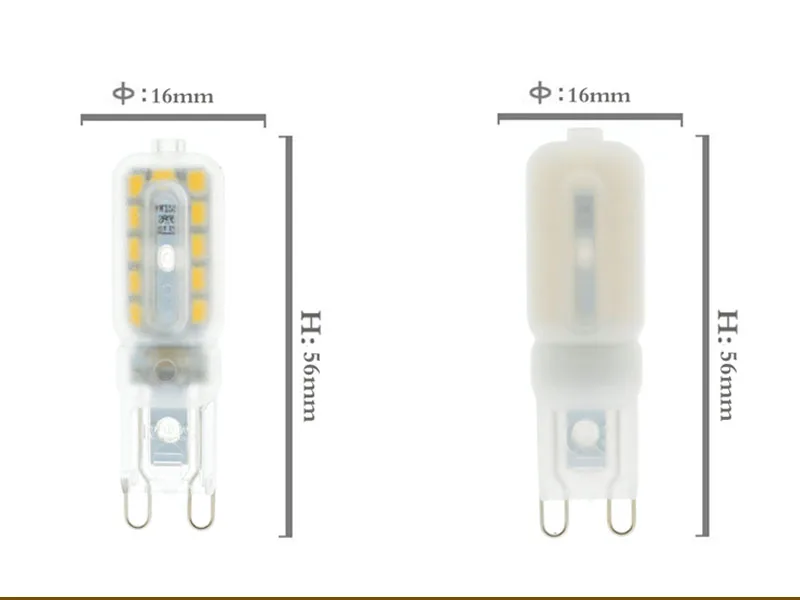 Затемнения G9 светодиодный лампы 5 W 7 W 9 W 220 V SMD 2835 лампада Bombillas светодиодный Eenergy энергосберегающие лампы для галогенная люстра для дома