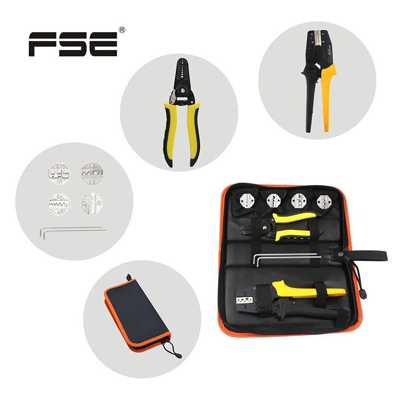 

Crimper Stripper Crimp Cutters Wire Crimping Tool Set zange Pliers Cable Tools Cutter Alicate Stripper Plier Crimpatrice