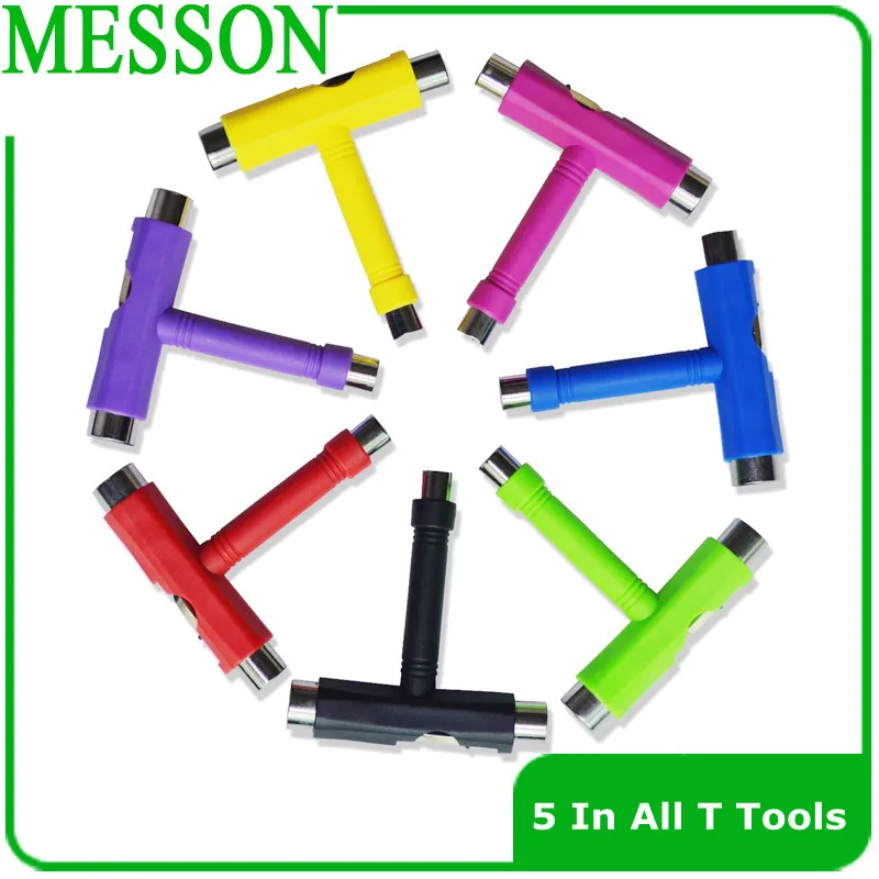 MESSON 7 COLORS 5 in 1 SKATEBOARD TOOL SKATEBOARD LONGBOARD TOOL