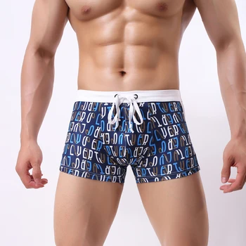 

2018 Summer Men Beach Shorts Board Jogger Boxer Trunks Quick Drying Swimwear Swimsuit Mens Shorts Male Trunks homme Plus Size