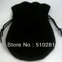 70x90 мм черный ювелирные изделия Подарочные бархатные сумки 1000 шт./лот