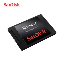 Sandisk SSD Plus Внутренний твердотельный накопитель, жесткий диск 120 ГБ 240 ГБ 480 ГБ SATA III 2,5 для ноутбука, настольного компьютера