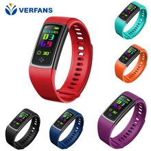 Verfans S9 смарт-браслет сердечного ритма спортивные Приборы для измерения артериального давления браслет Водонепроницаемый шагомер Multi-спортивный режим упражнения