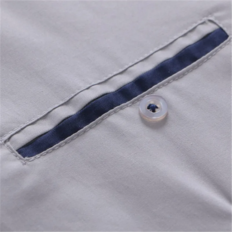 VISADA JAUNA 2018 جديد الرجال قمصان الأعمال طويلة الأكمام بدوره إلى أسفل طوق القطن الذكور قميص يتأهل شعبية تصاميم n837