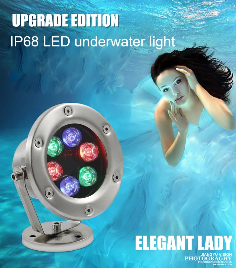 Led Underwater Light 12v Waterproof Ip68 6w Underwater Spotlights