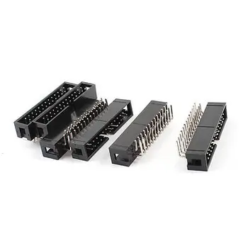 

50Pcs DC3-26PL 2x13 Pins 2.54mm Pitch Right Angle Connector Pin IDC Box Headers