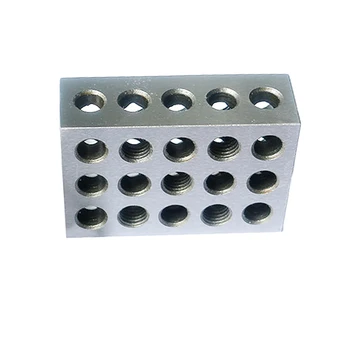 

25x50x75mm Parallel Clamping Block 23 Holes Parallel Spacer Clamping Block Lathe Tools for Machine Tool