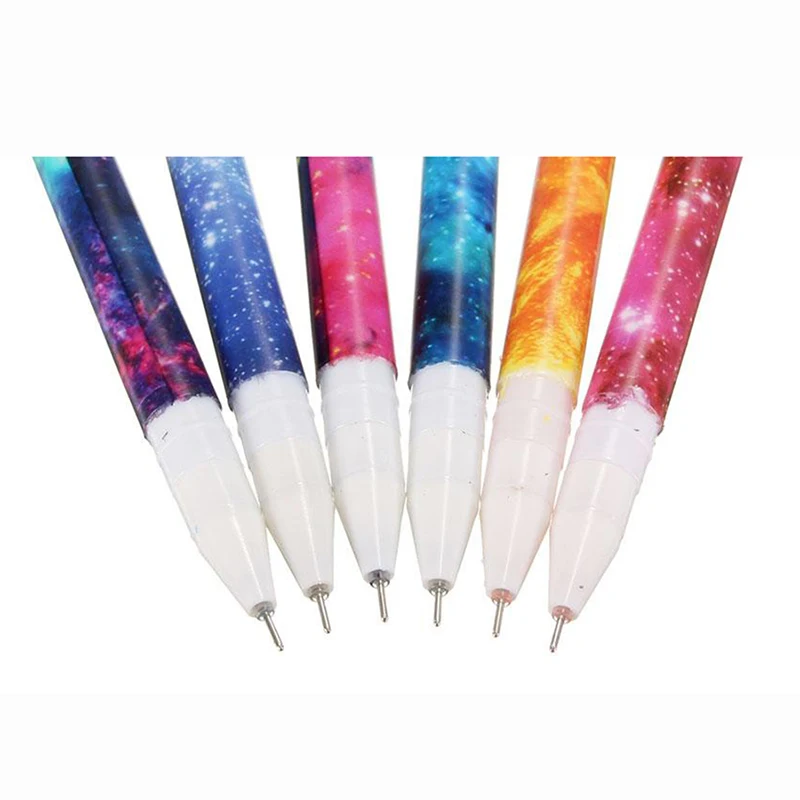 Из 2 предметов 6 шт 0,38 мм Небо звездное школьная гелевая ручка письменная работа в офисе Канцтовары акварель