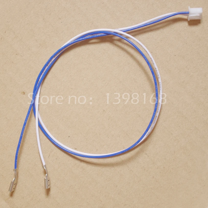 

20PCs/Lot 2-pin 187 terminal wires for Arcade joystick Microswitch Harness/ dupon terminal rod line white cable wires