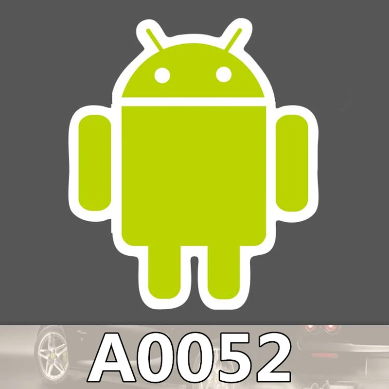 50 шт./пакет Android наклейка с роботом для путешествий скейтборд тележки стикер наклейка на кузов стиле «граффити» из мультфильма; ПВХ водонепроницаемый стикер A0009 - Цвет: A0052