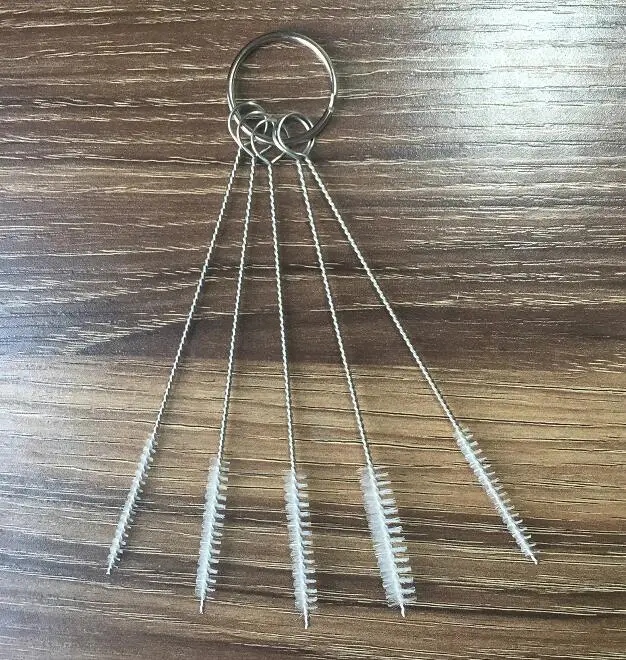 

Nozzle Tool 5 pc/set 2-5mm size stainless Russian tips nozzle tip cleanser fondant tools Baking Tool Bakeware