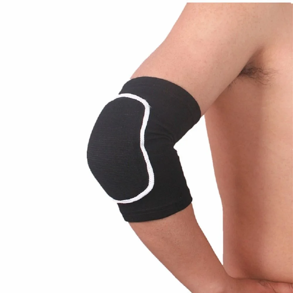 

1 Pair Crossfit Thick Elbow Pads Arm Brace Support Protector Volleyball Basketball Breathable Sports Padding Wraps
