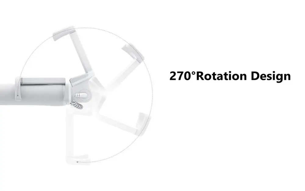 Xiaomi Monopod Selfie Stick Bluetooth 3.0 with Wireless Control 270degrees Rotation flexible Wired Version For iPhone Xiaomi (7)