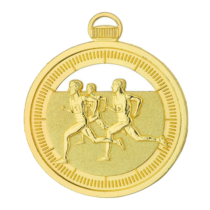 

Factory direct marathon medal medal custom golden running medal k20043