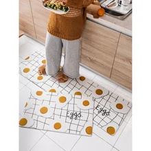 ПВХ кожа уютное яйцо дизайн кухня ковры Нескользящие масло доказательство моющиеся прочный области двери ковровое покрытие/вход бытовой мат