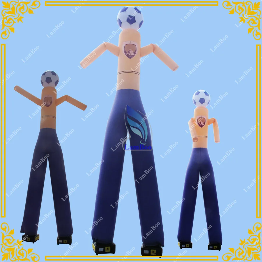 

Free Shipping Inflatable Football Air Dancer with 2 Free Blowers, Advertising Sky Dancer for Events