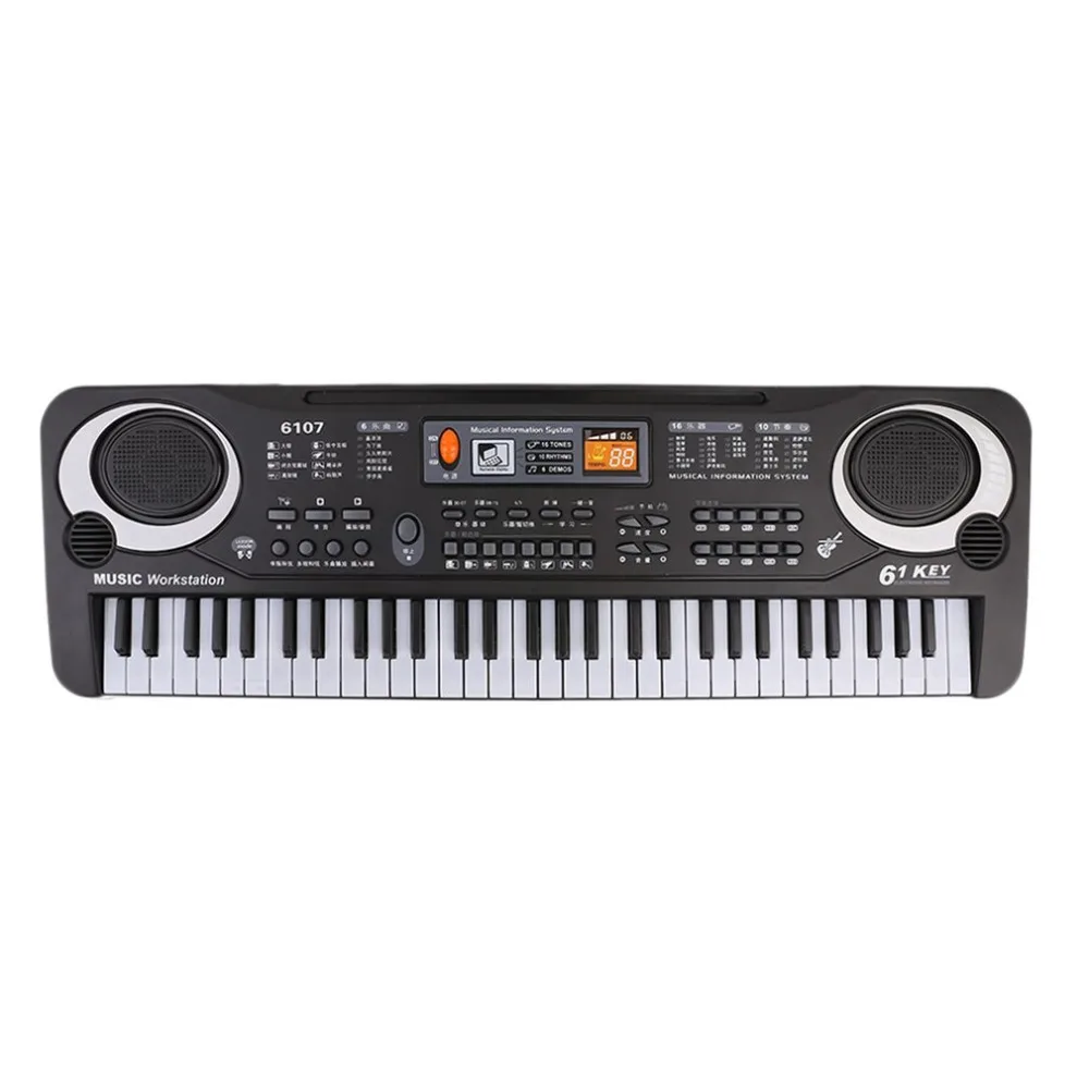 Многофункциональная и нежная 61 клавиша Цифровая музыка электронная клавиатура доска игрушка подарок Электрический шарманка для детей