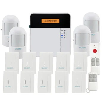 

APP SMS Security House/Home GSM Alarm System With Door window Motion Sensor