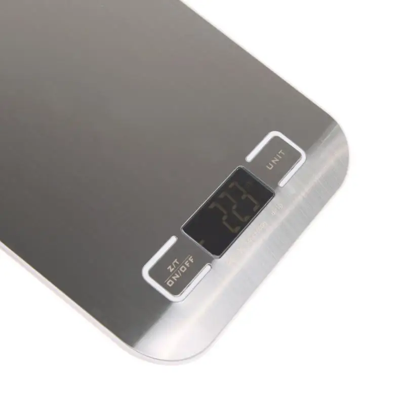 11 фунтов/5000 г электронные кухонные весы цифровые весы для еды весы из нержавеющей стали ЖК-дисплей высокоточные измерительные инструменты