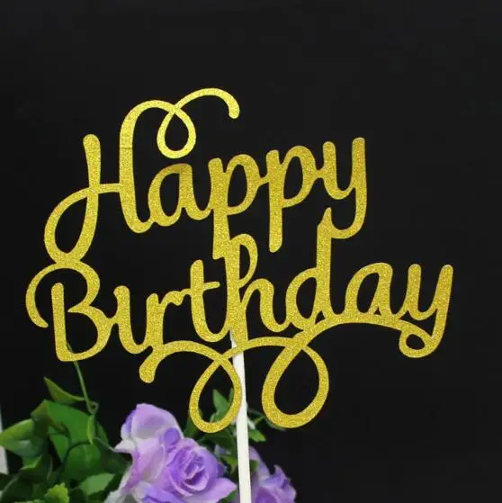 

Happy Birthday Letter Cake Toppers Antler Moustache Birthday Party Decoration for Cake Birthday Party Supplies