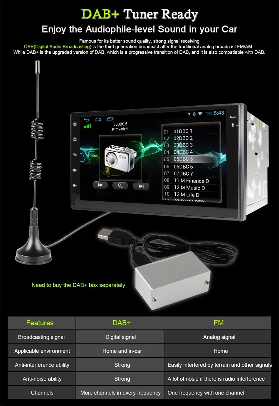 Cheap Eunavi 2 din Car DVD Android 6.0 2G RAM Support 4G LTE Network DAB+ DVR 7inch 1024*600 16G ROM 2 din Car Radio For Universal 10