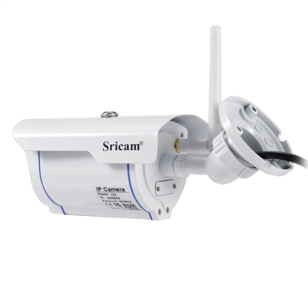 Sricam SP007 IP камера HD720 wifi Onvif 2,4 P2P для смартфона водонепроницаемый антивандальный Ondersteuning 128G SD Tf-kaart открытый