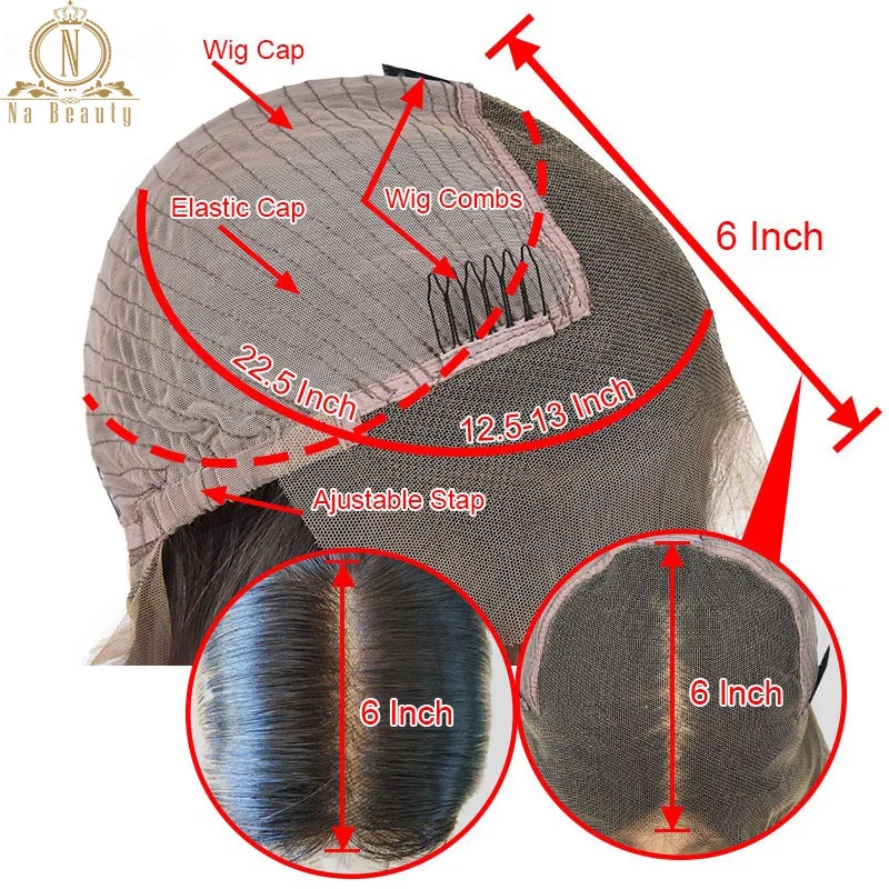 Apliques com cabelo humano