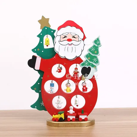Рождественские украшения Санта-Клаус, Снеговик предметы мебели рождественские праздничные украшения высокого качества деревянные поделки