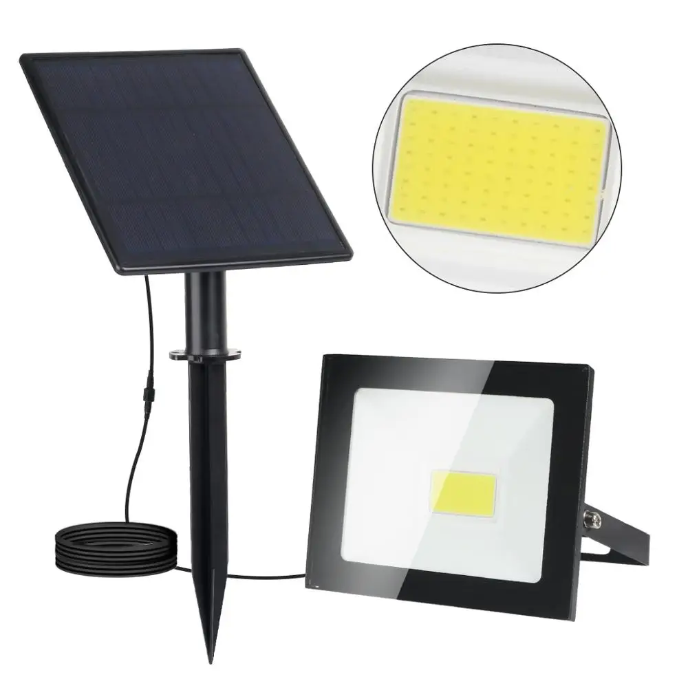 

T-SUNRISE LED Solar Light IP66 Outdoor Garden Solar Spotlight 2 Mode Light Sensor Solar Wall Lights For Garden Floodlight Lamps