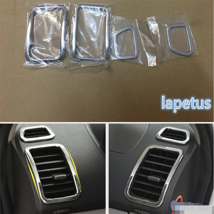

For Mitsubishi Pajero Sport 2011-2014 Chrome Air Conditioning AC Vent Cover Interior Trims 4pcs / set