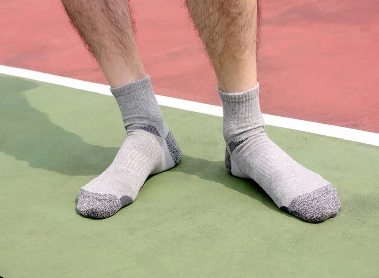 Новые Брендовые мужские хлопковые дышащие мужские носки спортивные носки для бега короткие быстросохнущие Компрессионные носки для мужчин мужские теплые носки Calcetines