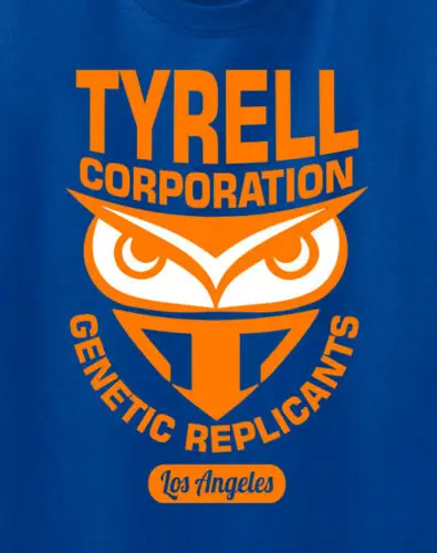 Мужская футболка в стиле ретро Tyrell Blade Runner модель 80S все размеры унисекс