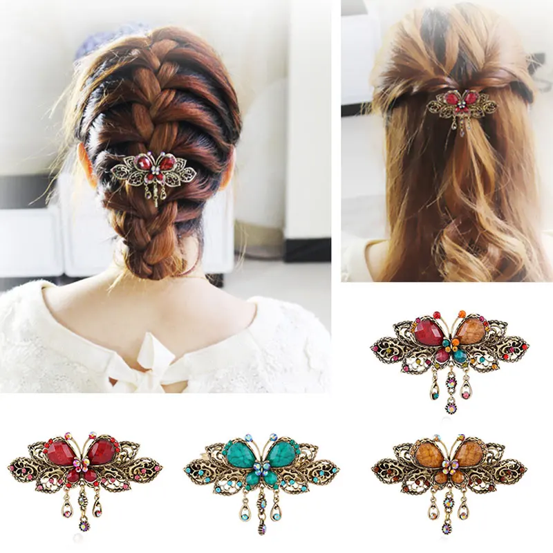Tassel Hair Clips for Women Girls Braided Hair Clip Styling Tools Hair