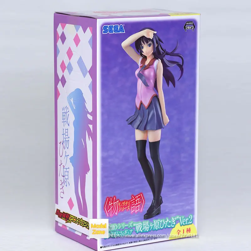 Фигурки аниме 22 см Bakemonogatari senjougaхара Hitagi Симпатичные фигурки из ПВХ Коллекционная