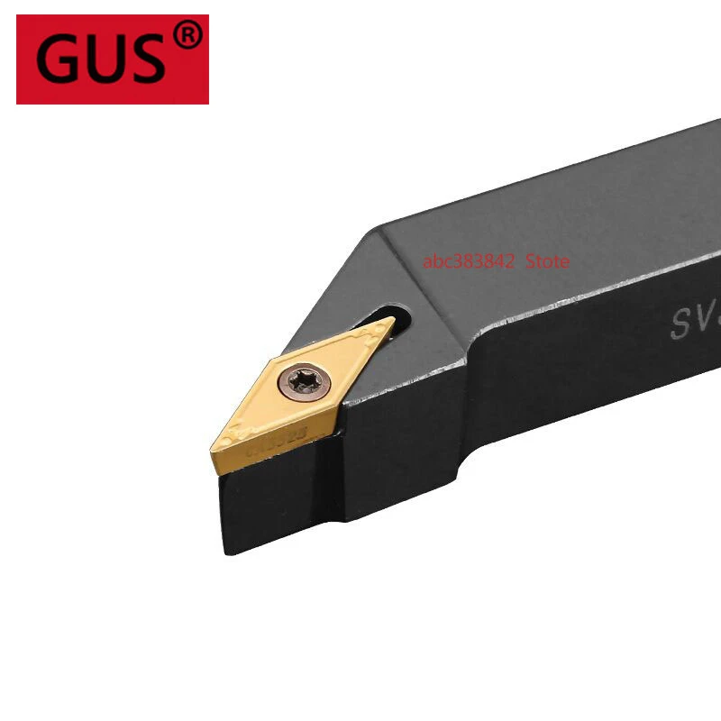 

CNC 10mm 12mm SVJBR1212H11 External Turning Toolholder VBMT VBGT Inserts Lathe Cutter Bar Boring Arbor Clamped Steel Tool