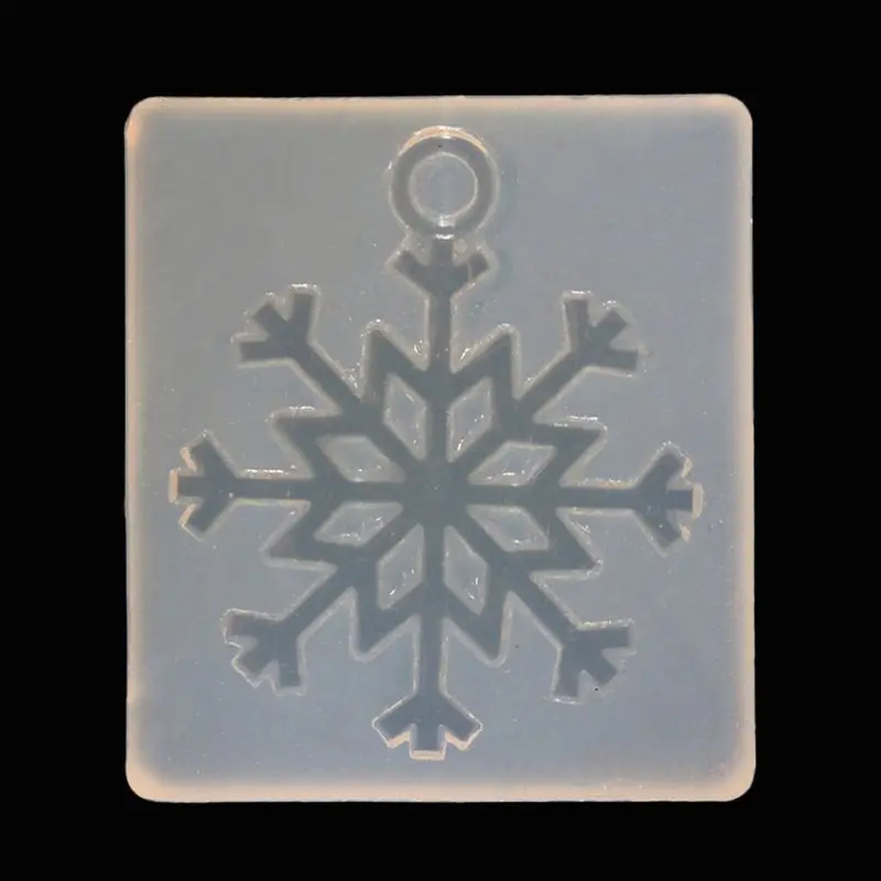 Silicone Mold Snowflake DIY Crafts Jewelry Making Pendant Epoxy Resin