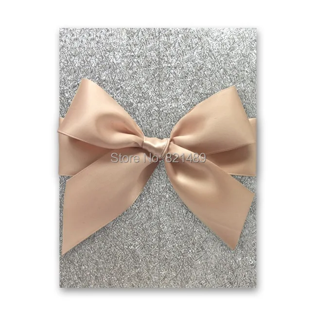 Silvery Wedding Invitation With Customized Wording.jpg