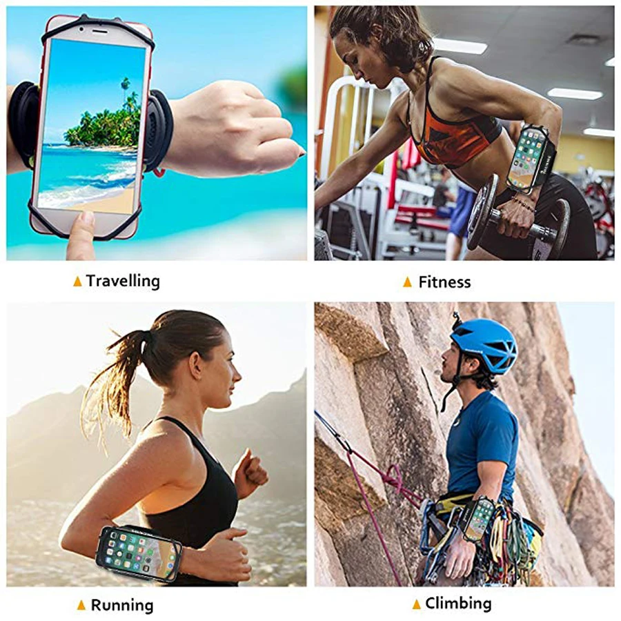 4-6,2 en correr teléfono titular de la bolsa de correr de la bolsa móvil Smartphone muñeca brazo banda Deporte Fitness cinturón Trail Running fanny Paquete de bolsas