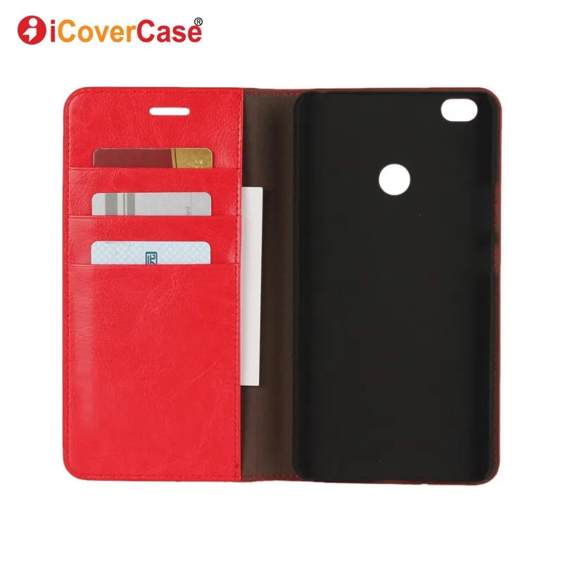 Leather Cover Case for Xiaomi Mi Max Flip Wallet Coque Stand Mobile Phone Accessory Bag Shell